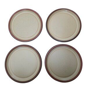 Mikasa Bob Van Allen Country Living Copper Glow HE085 Dinner Plates Set of 4